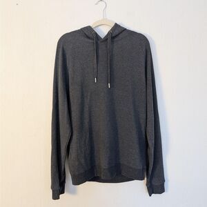 Slate & Stone Hoodie Mens Small Gray Waffle Knit Pullover Thermal Casual NWT